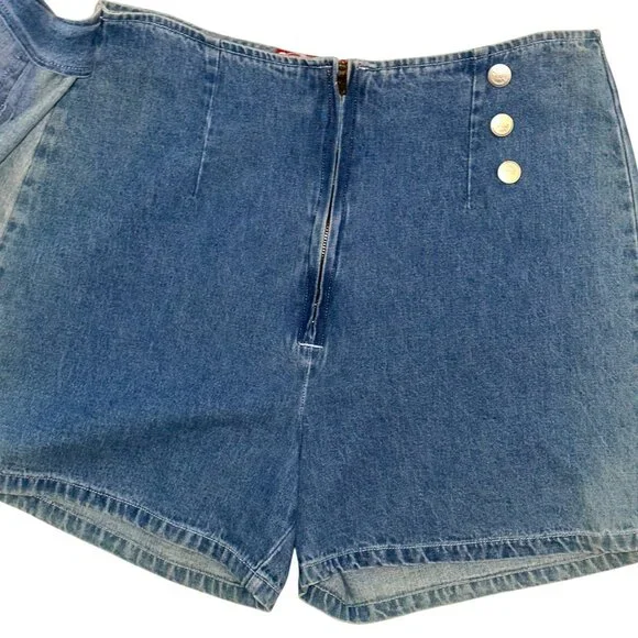 Vintage Y2K No Excuses Denim Jean Skort Size 9/10 - Picture 5 of 7